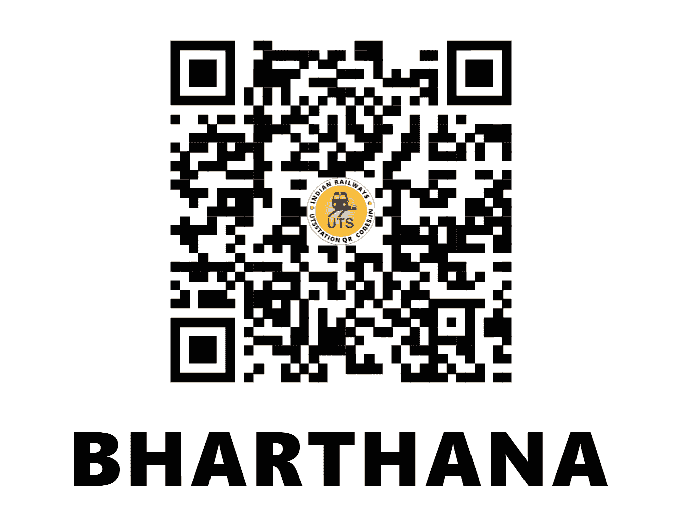 UTS QR Code for BHARTHANA - BNT - NC (UTTAR PRADESH)